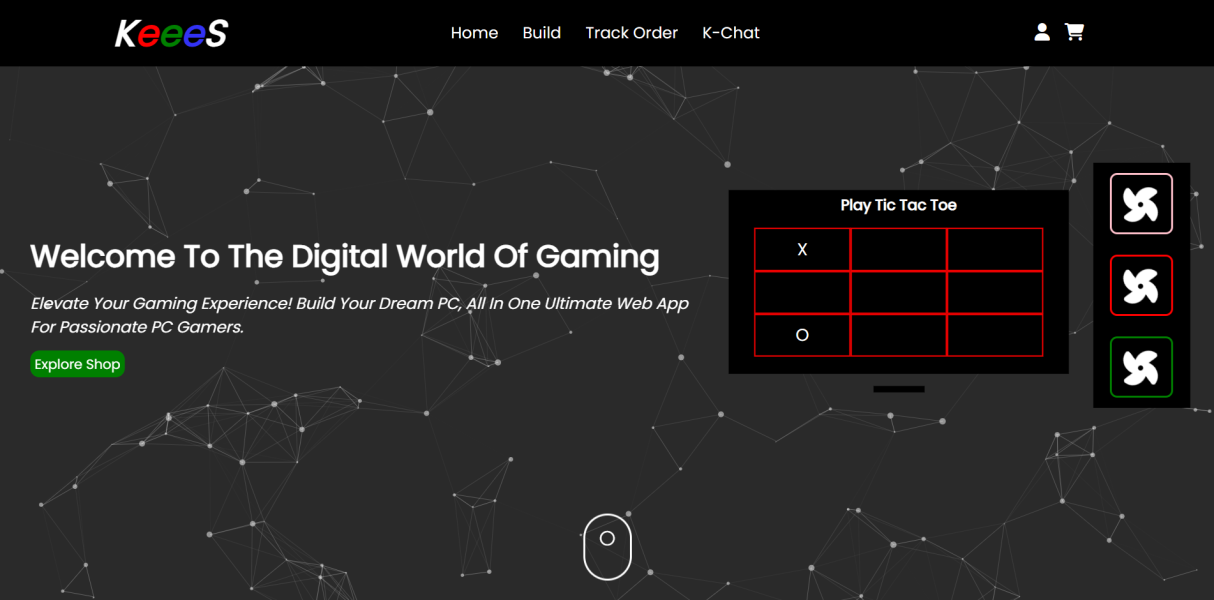 KeeeS - AI-powered PC builder providing smart component recommendations based on budget.